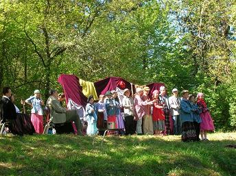 A d�vai gyerekek el�ad�s az Oliv�r c. musicalb�l